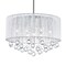 Cwi Lighting Water Drop 6 Light Drum Shade Chandelier With Chrome Finish 5006P18C-R(W) - alternate 5